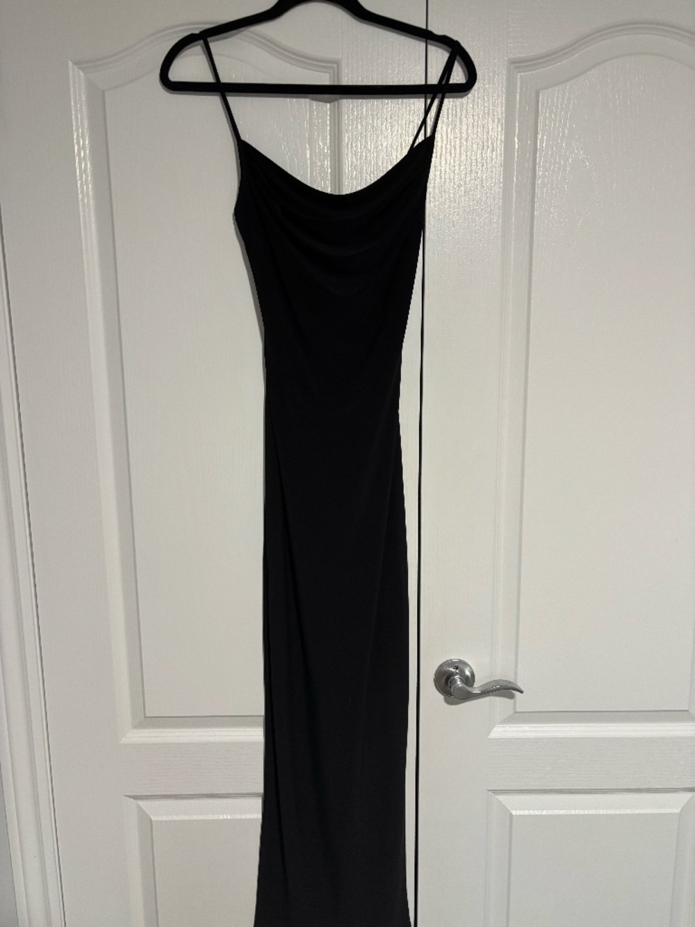 Black Maxi Dress - Open Back
